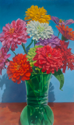 Flowers in Vase V   42x25   2021
