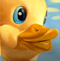 Happy II (Duck)  5x5  2006